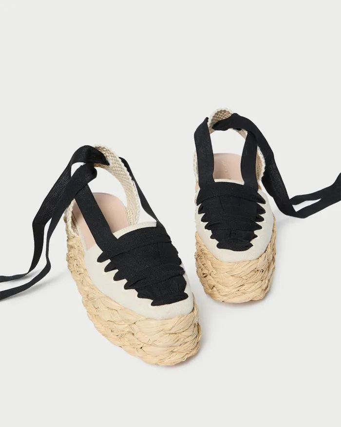 Women Flats and Loafers Loeffler Randall Mason NaturalBlack Platform Espadrille L Espadrilles L Footwear Women Flats and Loafers Loeffler Randall Mason NaturalBlack Platform Espadrille L Espadrilles L Footwear