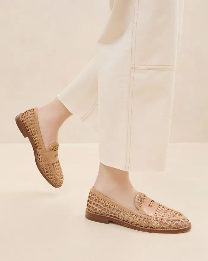 Women Flats and Loafers Loeffler Randall Rachel Natural Raffia Loafer L Loafers L Footwear Women Flats and Loafers Loeffler Randall Rachel Natural Raffia Loafer L Loafers L Footwear