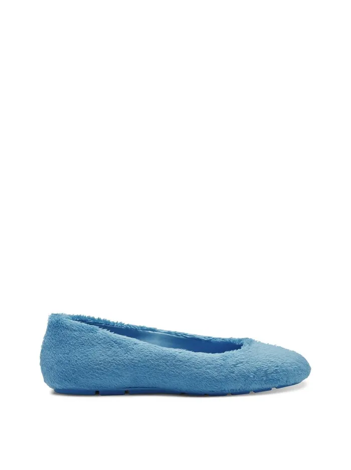 Women Flats Jessica Simpson Brinley Flat In Blue Fuzzy Blue