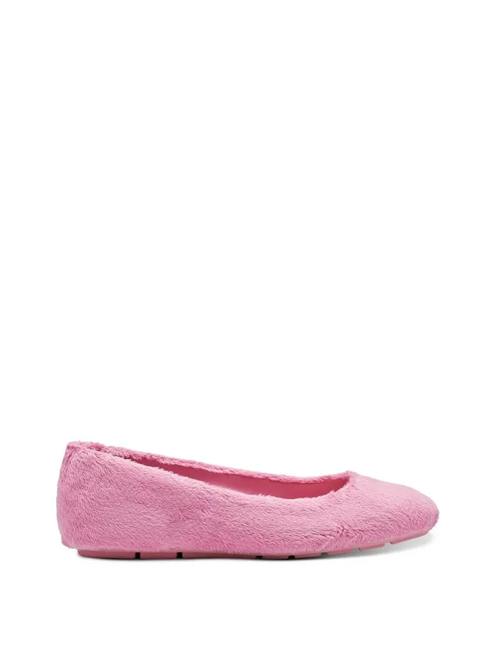 Women Flats Jessica Simpson Brinley Flat In Pink Fuzzy Pink