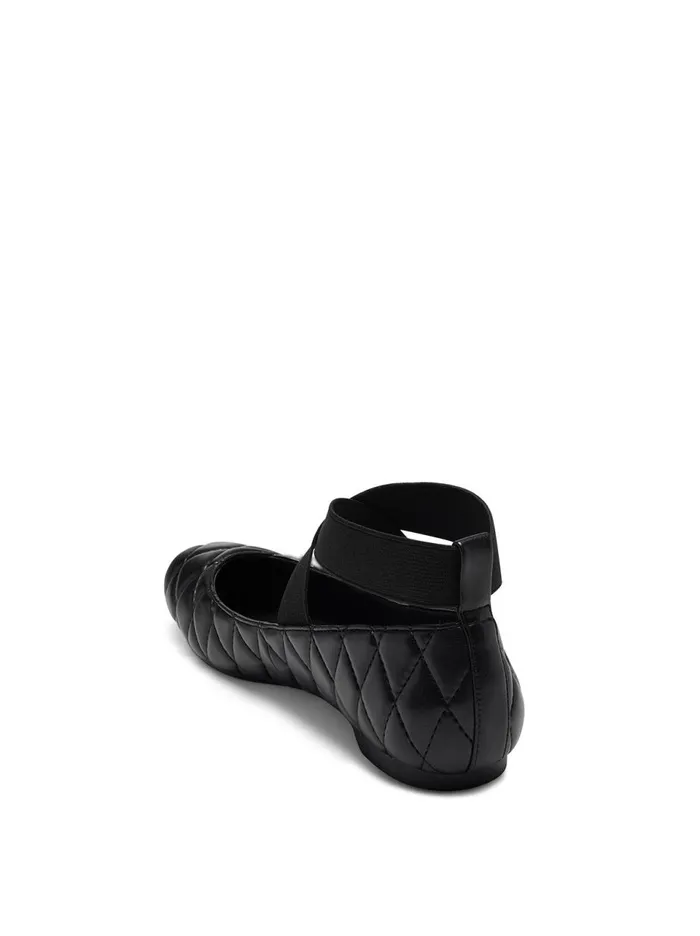Women Flats Jessica Simpson Mandalaye Ballet Flat In Black Black Quilted