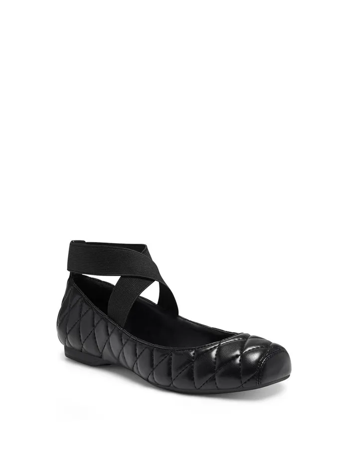 Women Flats Jessica Simpson Mandalaye Ballet Flat In Black Black Quilted