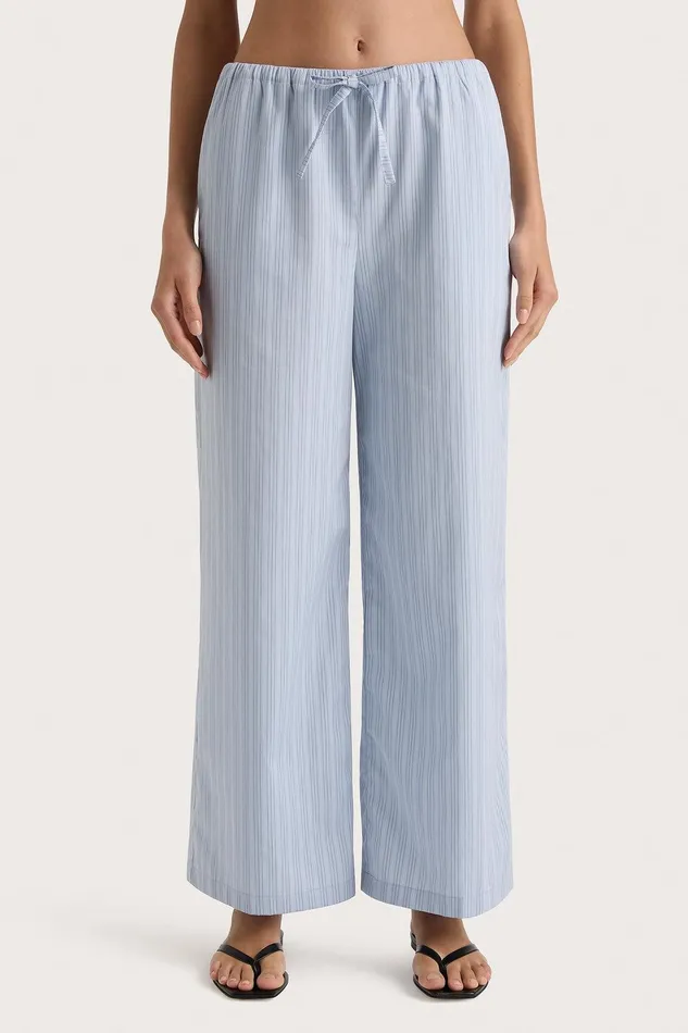 Women Freja Pant Blue Pinstripe Faithfull The Brand Pants Women Freja Pant Blue Pinstripe Faithfull The Brand Pants