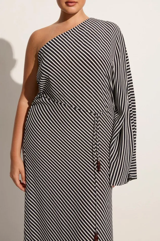 Women Gino Maxi Dress Toscano Stripe Black Faithfull The Brand Dresses Women Gino Maxi Dress Toscano Stripe Black Faithfull The Brand Dresses