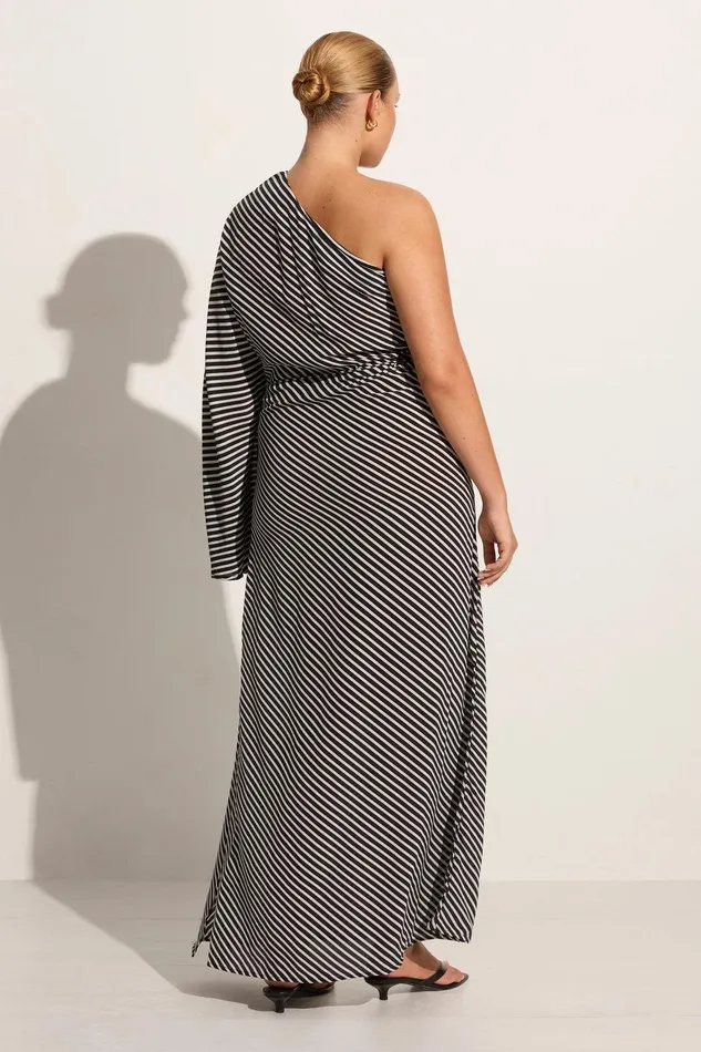 Women Gino Maxi Dress Toscano Stripe Black Faithfull The Brand Dresses Women Gino Maxi Dress Toscano Stripe Black Faithfull The Brand Dresses