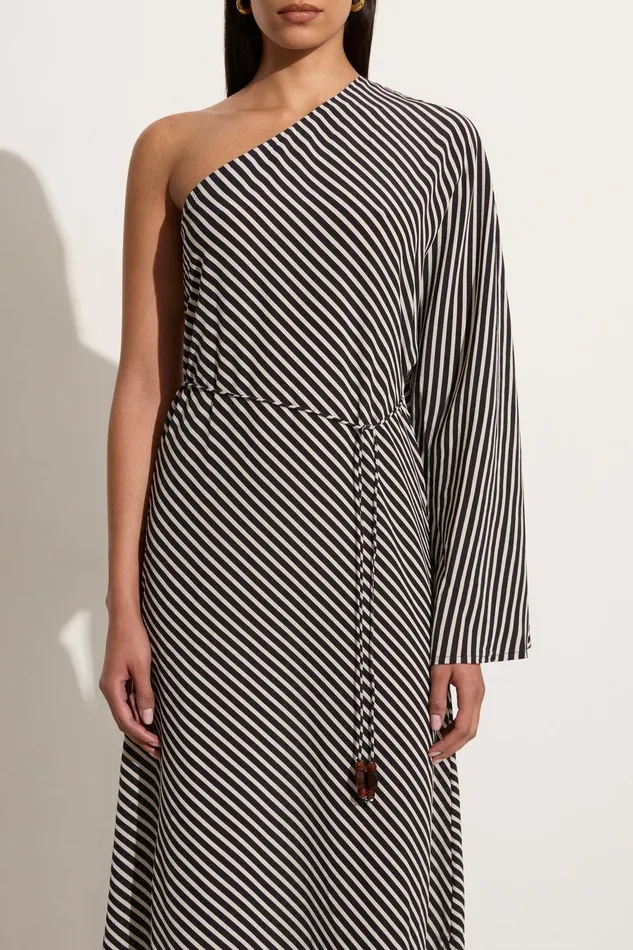 Women Gino Maxi Dress Toscano Stripe Black Faithfull The Brand Dresses Women Gino Maxi Dress Toscano Stripe Black Faithfull The Brand Dresses