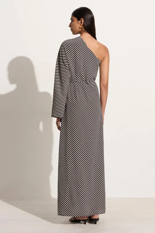 Women Gino Maxi Dress Toscano Stripe Black Faithfull The Brand Dresses Women Gino Maxi Dress Toscano Stripe Black Faithfull The Brand Dresses