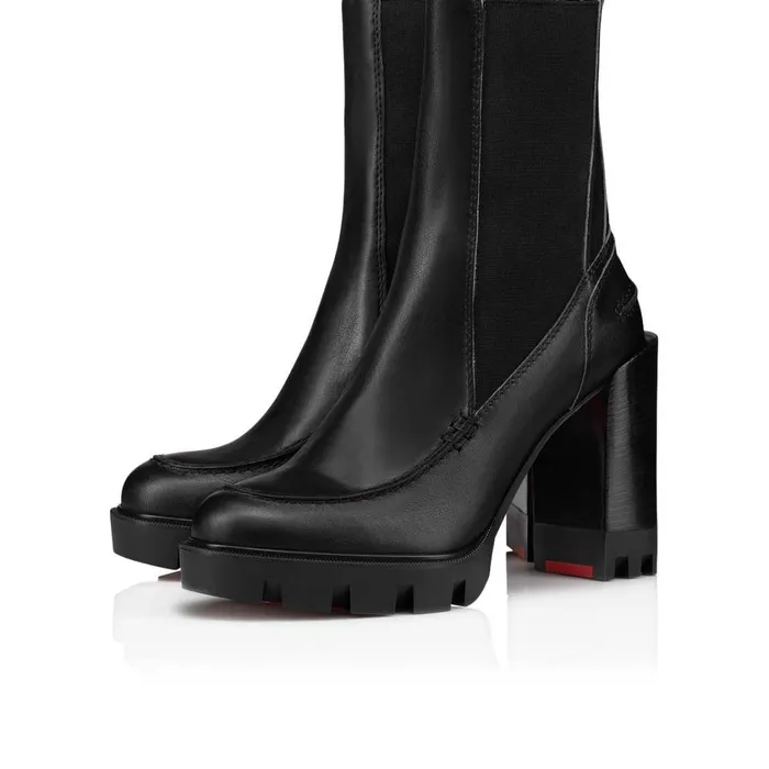 Women Glory Booty 100 Mm Boots 8211 Calf Leather 8211 Black Black Christian Louboutin Ankle Boots Women Glory Booty 100 Mm Boots 8211 Calf Leather 8211 Black Black Christian Louboutin Ankle Boots