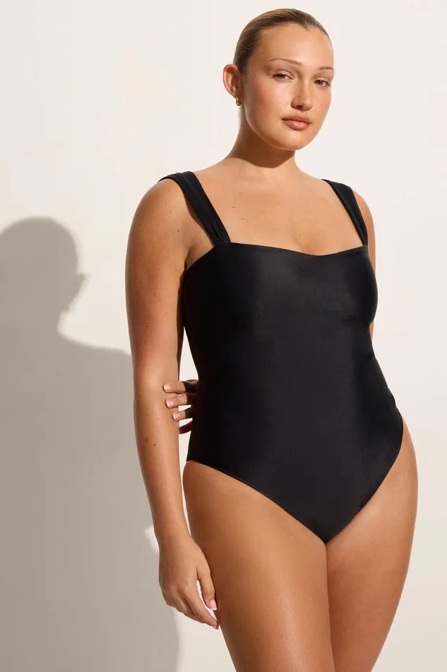 Women Grazie One Piece Black 8211 Final Sale Faithfull The Brand Swim Women Grazie One Piece Black 8211 Final Sale Faithfull The Brand Swim