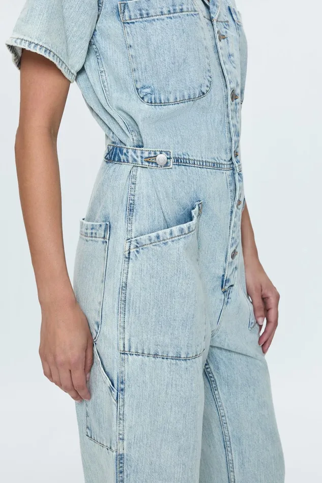 Women Grover Short Sleeve Field Suit 8211 Breeze Pistola Denim Denim