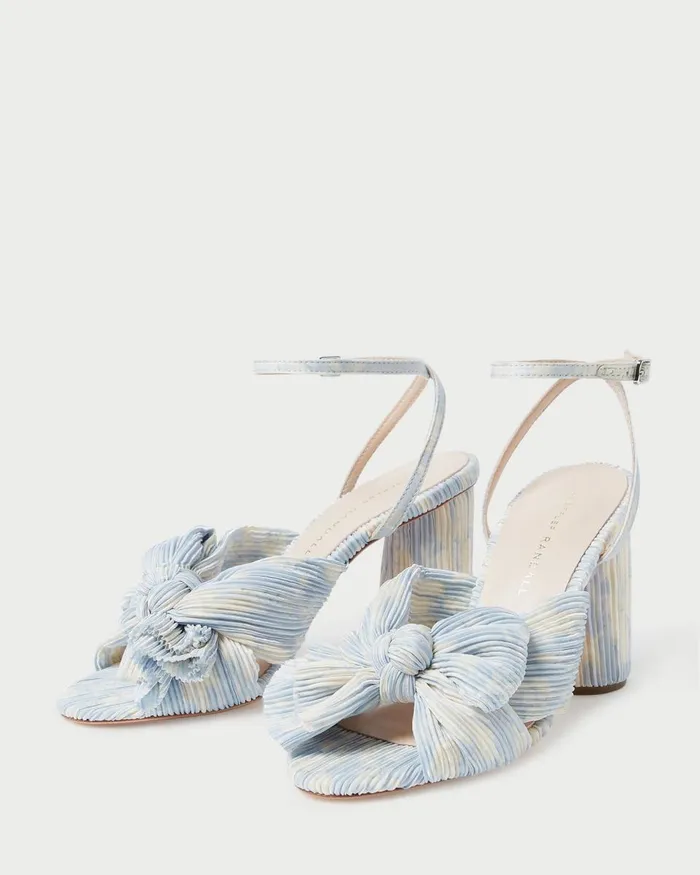 Women Heeled Sandals Loeffler Randall Camellia Blue Floral Bow Heel L Heeled Sandals L Footwear Women Heeled Sandals Loeffler Randall Camellia Blue Floral Bow Heel L Heeled Sandals L Footwear