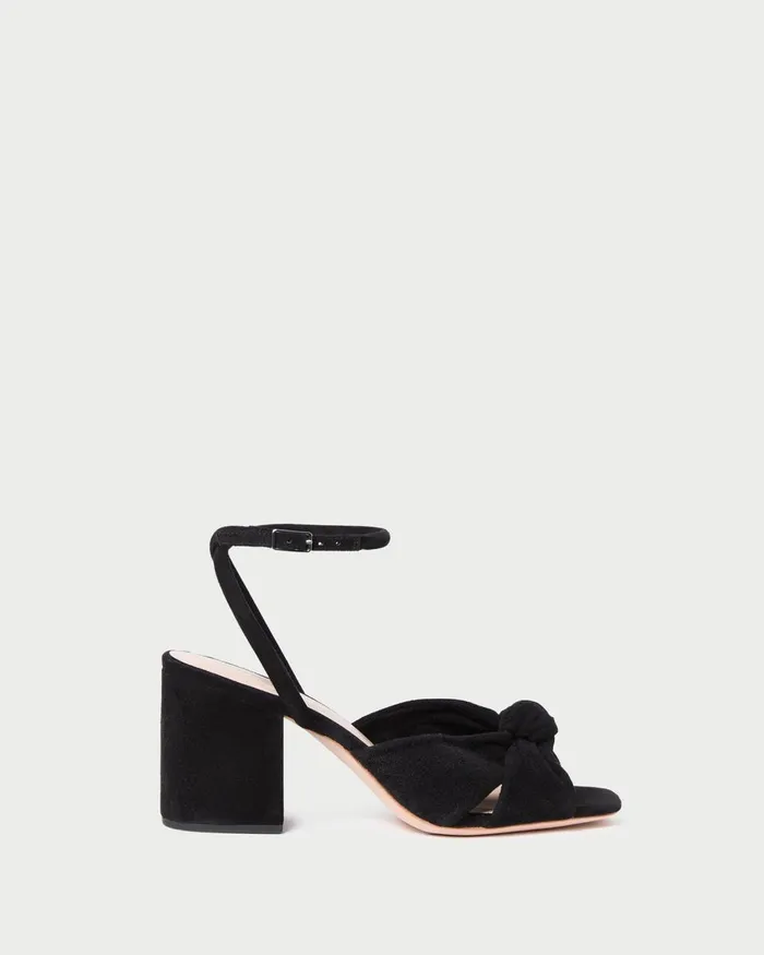 Women Heeled Sandals Loeffler Randall Fiamma Black Knot Heeled Sandal