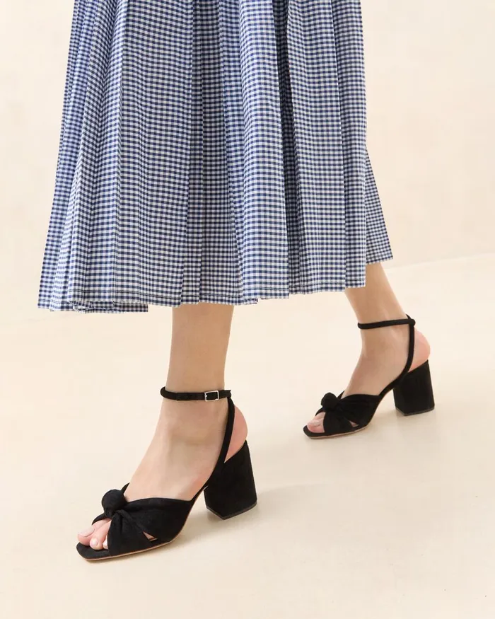 Women Heeled Sandals Loeffler Randall Fiamma Black Knot Heeled Sandal Women Heeled Sandals Loeffler Randall Fiamma Black Knot Heeled Sandal
