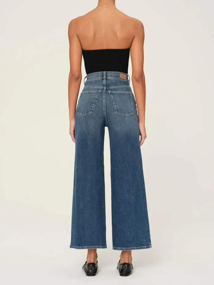 Women Hepburn Wide Leg High Rise Ankle Jeans DL1961 Wide