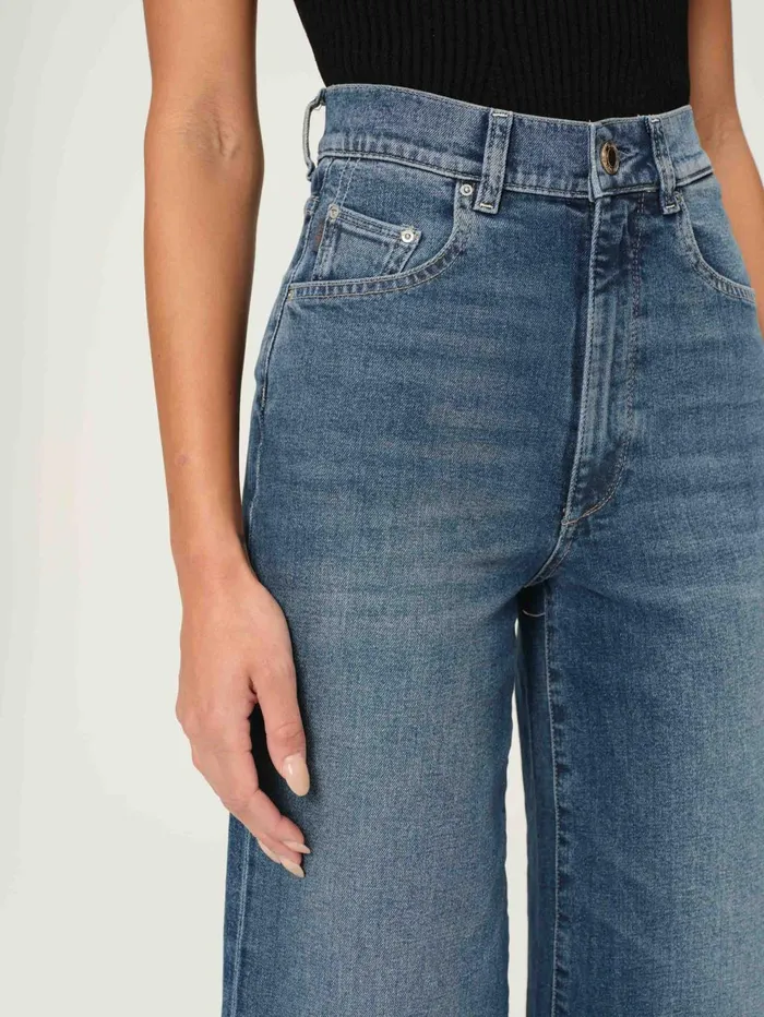 Women Hepburn Wide Leg High Rise Ankle Jeans DL1961 Wide