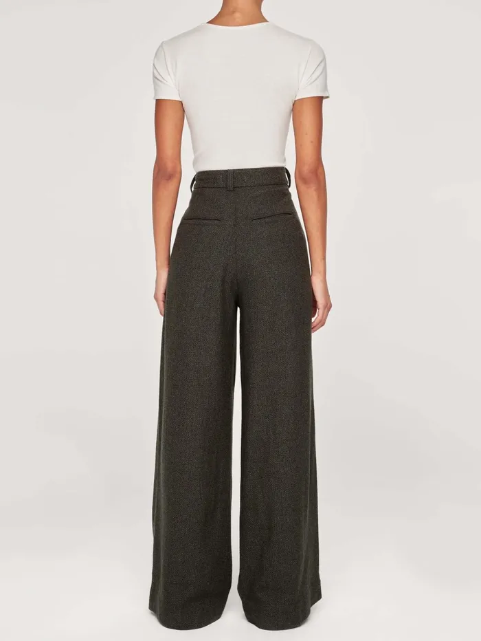 Women Hepburn Wide Leg High Rise Pleated 32034 DL1961 Wide