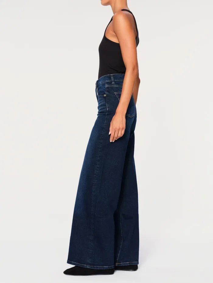 Women Hepburn Wide Leg High Rise Vintage 32034 Jeans DL1961 Tall