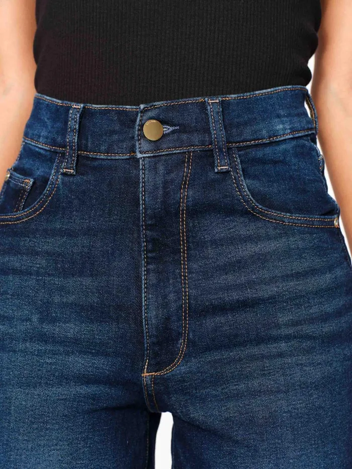 Women Hepburn Wide Leg High Rise Vintage 32034 Jeans DL1961 Tall