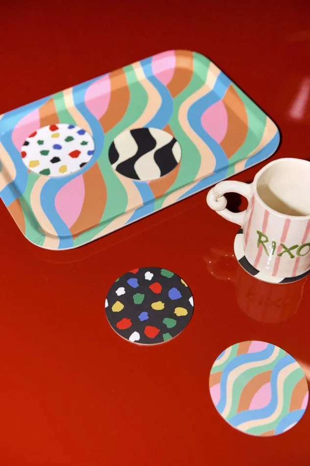 Women Homeware RIXO Coaster Wave