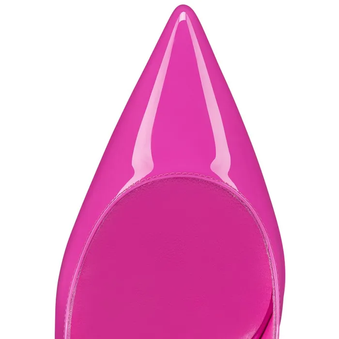 Women Hot Chick Sling 70 Mm Pumps 8211 Patent Leather 8211 Bolerose Pink Christian Louboutin Pumps