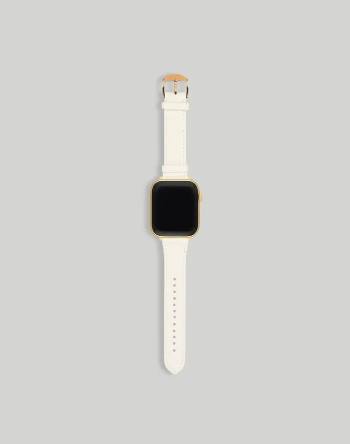 Women Hyer Goods Apple Watch Band White Gold 42444549 Mm White Madewell Jewelry
