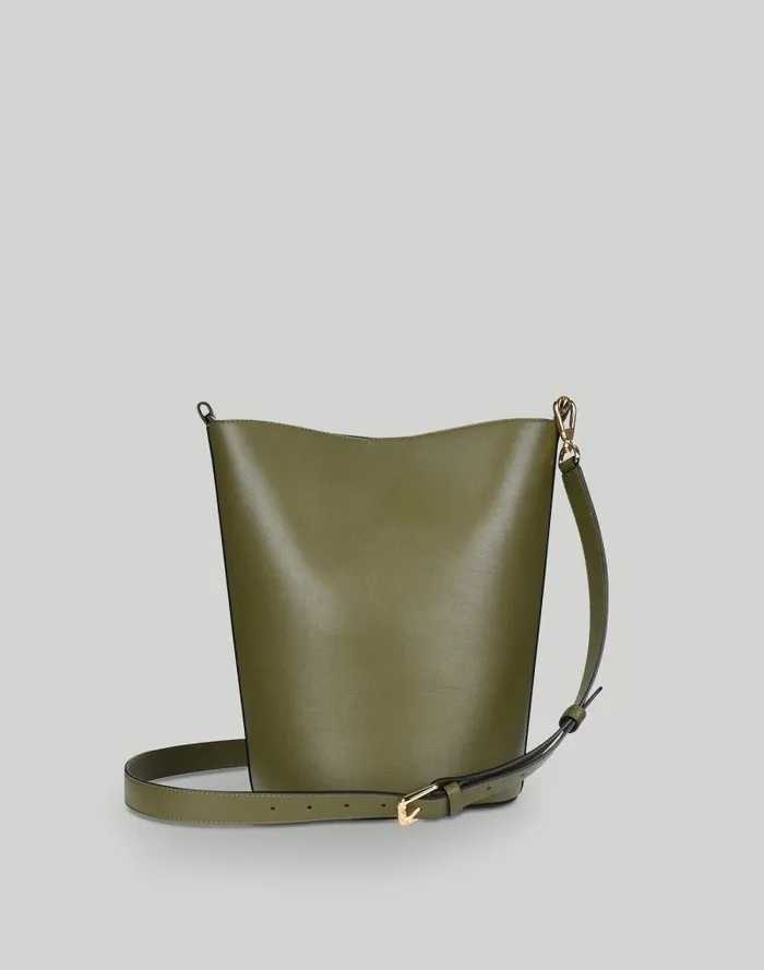 Women Hyer Goods Luxe Convertible Bucket Bag Olive Madewell Bags