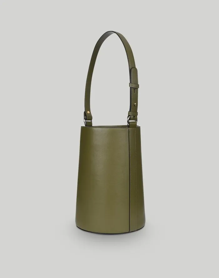 Women Hyer Goods Luxe Convertible Bucket Bag Olive Madewell Bags