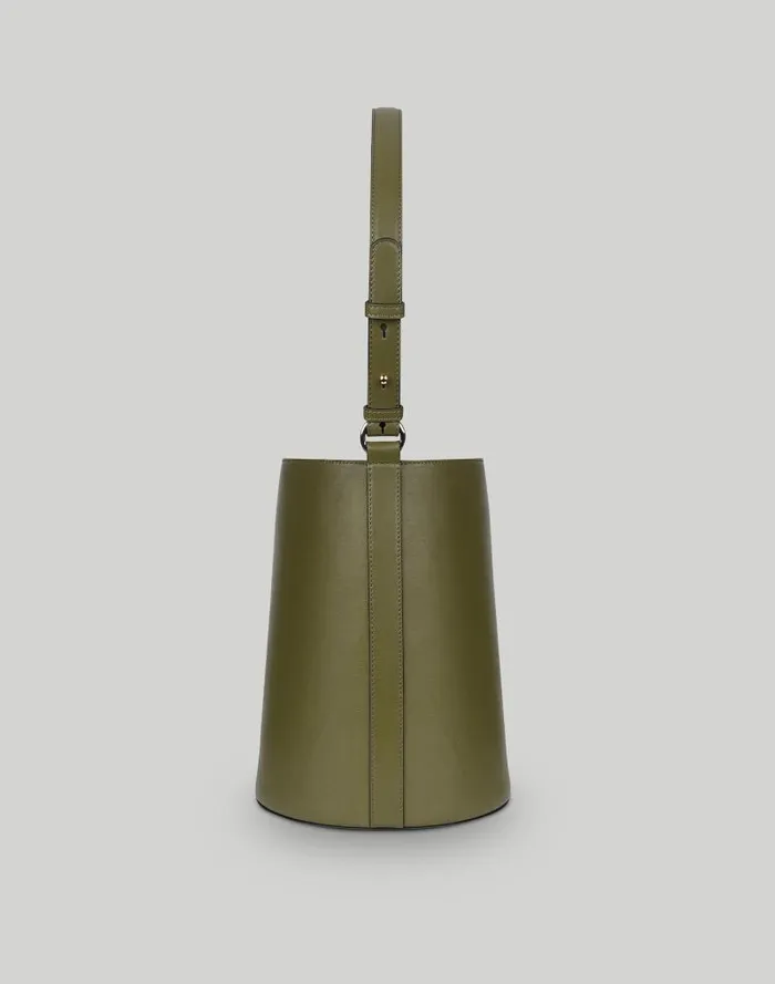 Women Hyer Goods Luxe Convertible Bucket Bag Olive Madewell Bags