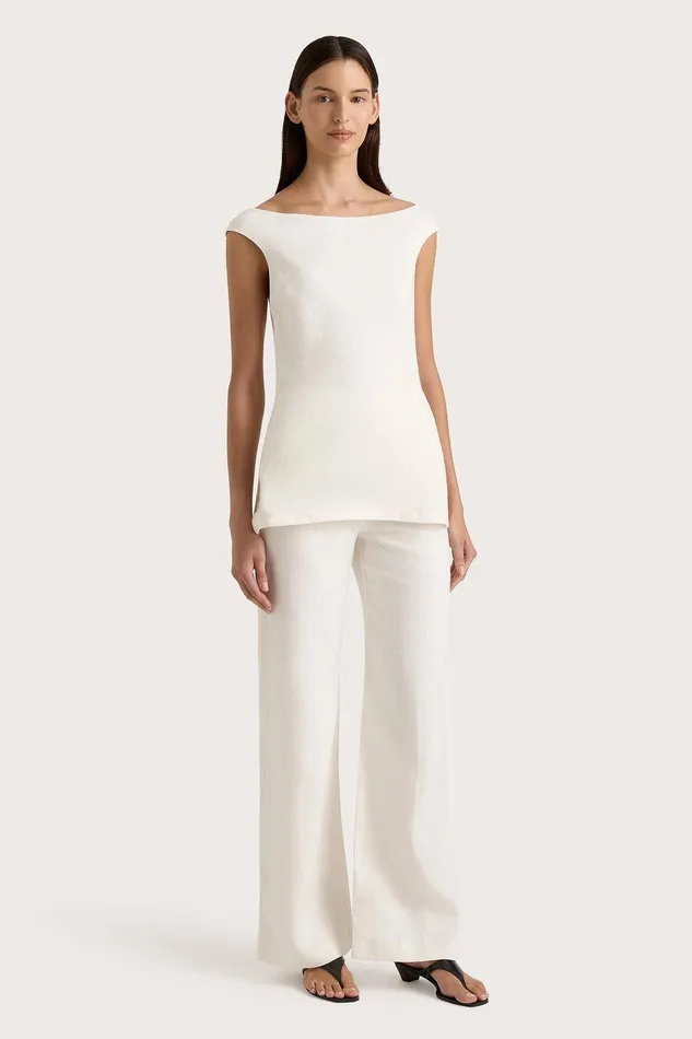 Women Ilride Pant White Faithfull The Brand Pants