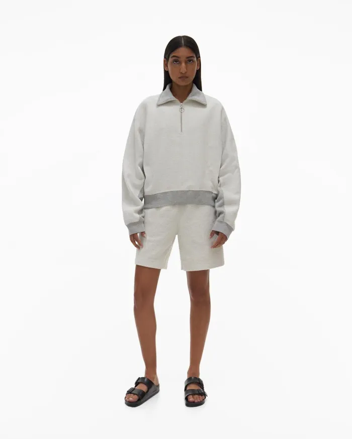 Women Inside Out Short Vapor Heather Helmut Lang Shorts