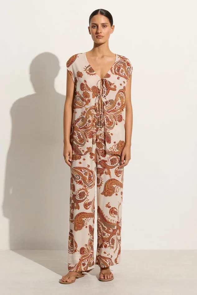Women Ionica Top Alessia Paisley 8211 Final Sale Faithfull The Brand Tops