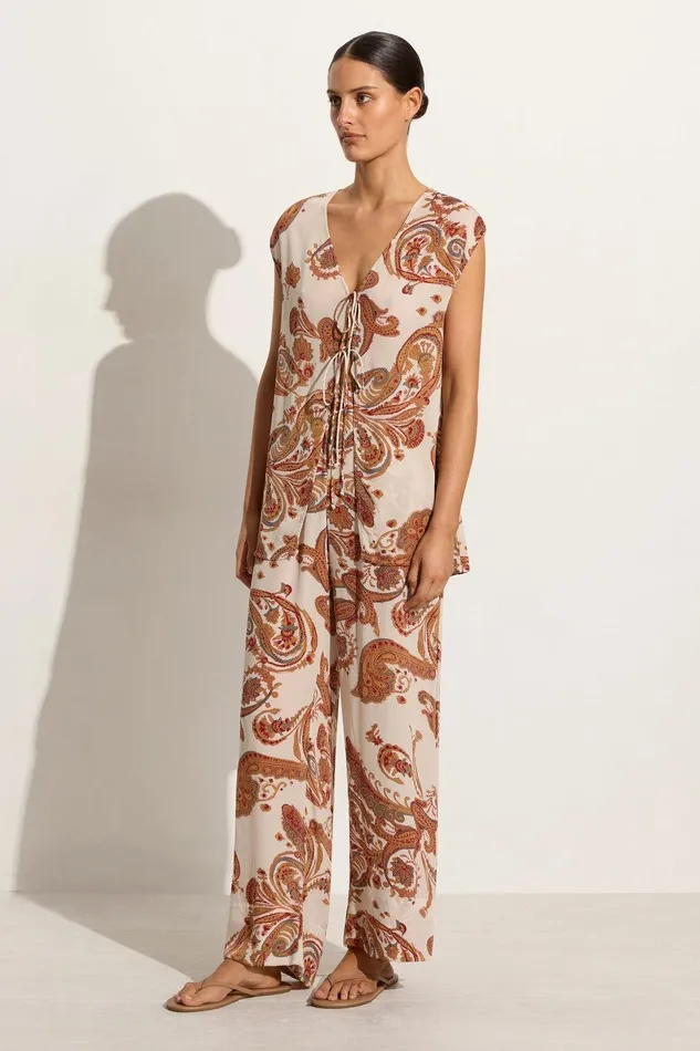 Women Ionica Top Alessia Paisley 8211 Final Sale Faithfull The Brand Tops Women Ionica Top Alessia Paisley 8211 Final Sale Faithfull The Brand Tops