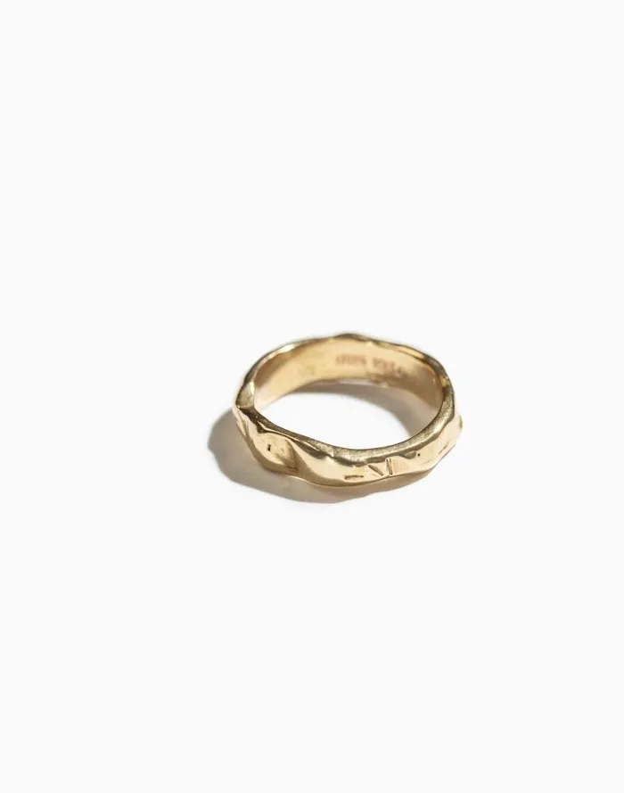 Women Iris 1956 Jewelry Flow Band Ring Gold Madewell Jewelry
