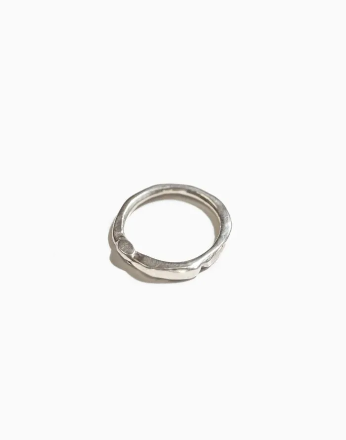 Women Iris 1956 Jewelry Stream Ring Silver Madewell Jewelry
