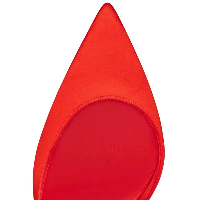 Women Iriza 100 Mm Pumps 8211 Crepe Satin 8211 Ole Red Christian Louboutin Pumps