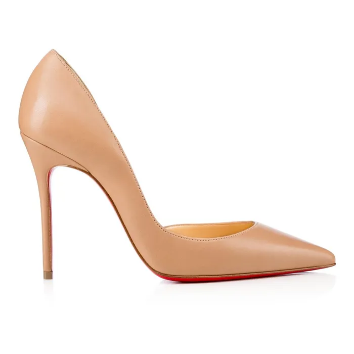 Women Iriza 100 Mm Pumps 8211 Nappa Leather 8211 Nude Nude Christian Louboutin Pumps