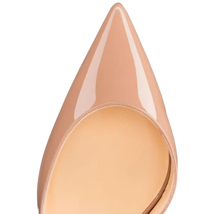 Women Iriza 100 Mm Pumps 8211 Patent Calf 8211 Nude Nude Christian Louboutin Pumps