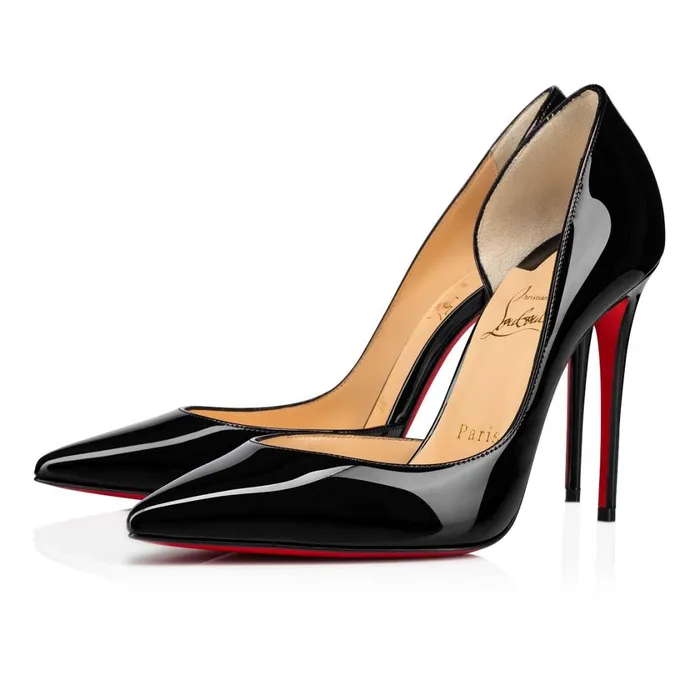 Women Iriza 100 Mm Pumps 8211 Patent Calf Leather 8211 Black Black Christian Louboutin Pumps Women Iriza 100 Mm Pumps 8211 Patent Calf Leather 8211 Black Black Christian Louboutin Pumps