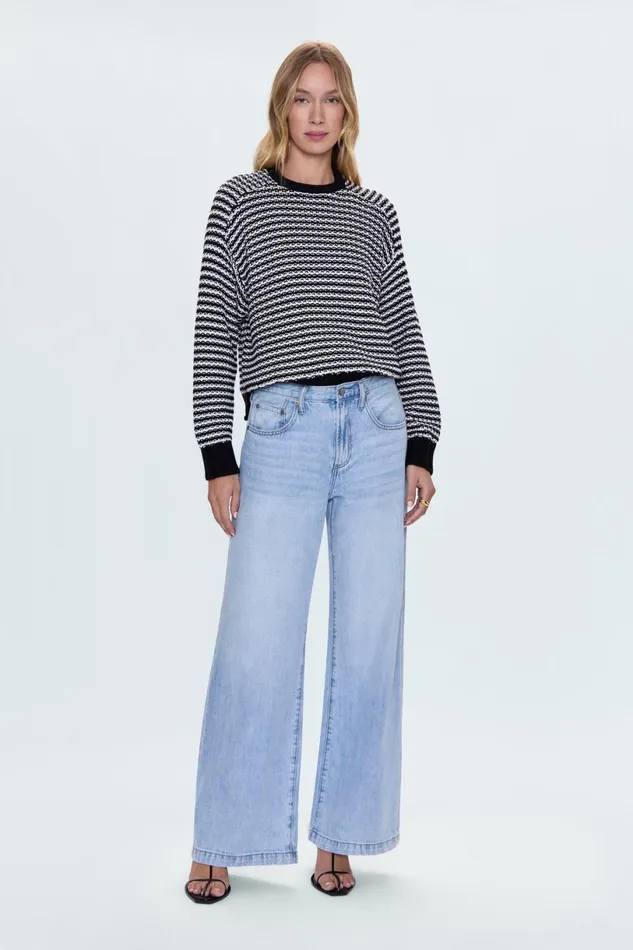 Women Jadyn Low Slung Palazzo Jean 8211 Chateau Pistola Denim Denim