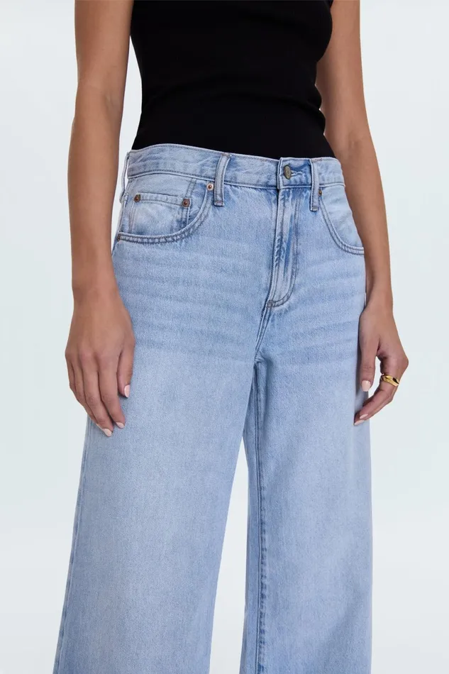 Women Jadyn Low Slung Palazzo Jean 8211 Chateau Pistola Denim Denim