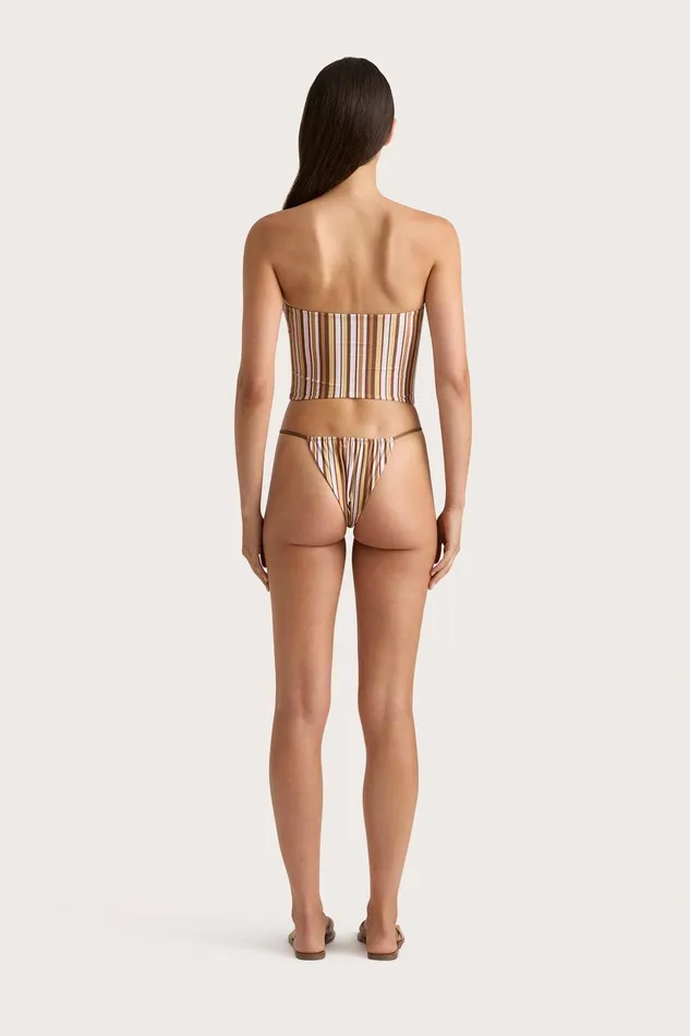 Women Jean Swim Top Terracotta Stripe Faithfull The Brand Swim Women Jean Swim Top Terracotta Stripe Faithfull The Brand Swim