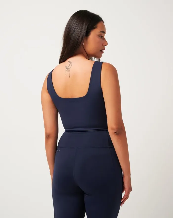 Women JETSET MINDSET 20 TANK Navy Blazer TravisMathew Active Tops