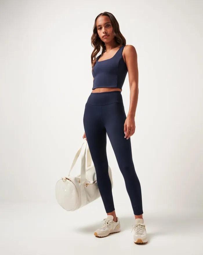 Women JETSET MINDSET 20 TANK Navy Blazer TravisMathew Active Tops