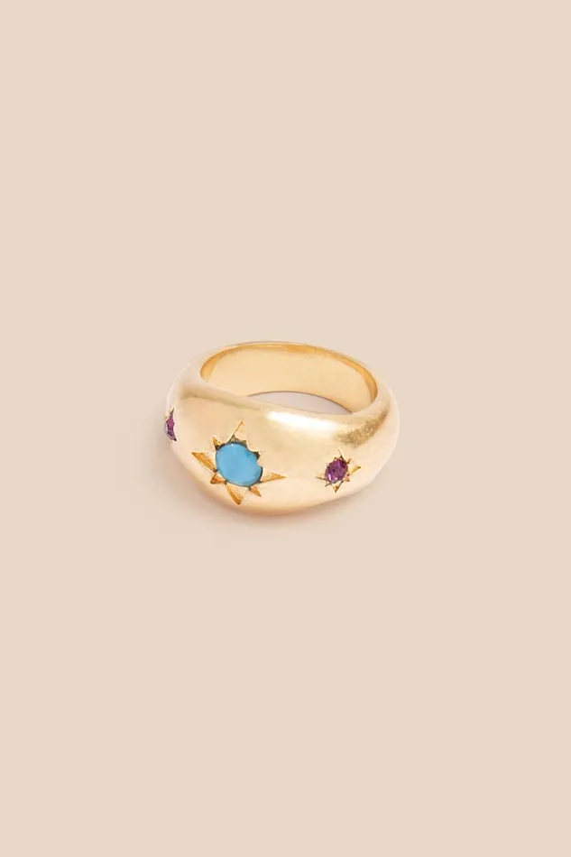 Women Jewellery RIXO Circe Gold and Lilac