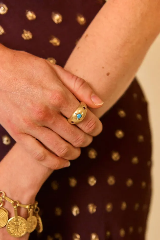Women Jewellery RIXO Circe Gold and Lilac Women Jewellery RIXO Circe Gold and Lilac