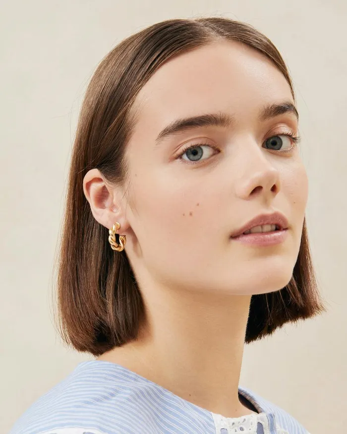 Women Jewelry Loeffler Randall Atlas Gold Twisted Hoop Earrings L Jewelry L Accessories Women Jewelry Loeffler Randall Atlas Gold Twisted Hoop Earrings L Jewelry L Accessories
