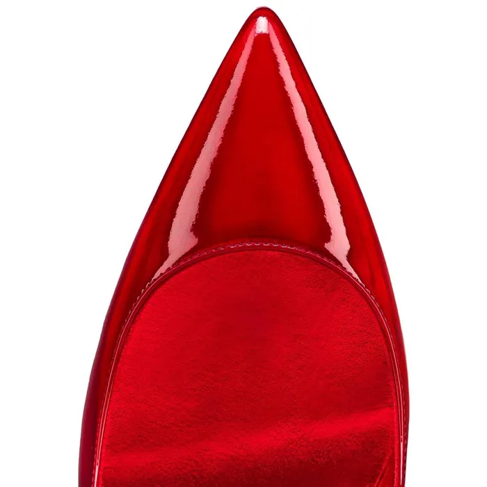 Women Kate 100 Mm Pumps 8211 Mirror Patent Calf 8211 Loubi Red Christian Louboutin Pumps