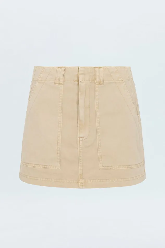 Women Kayla Mid Rise Utility Skirt 8211 Canoe Pistola Denim Skirts