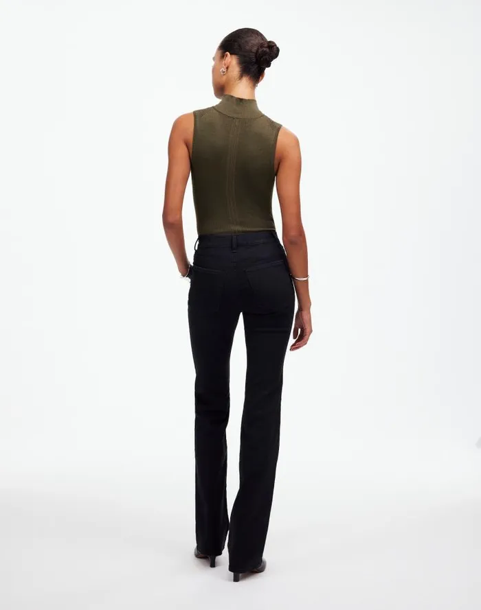 Women Kick Out FullLength Jeans Black Frost Madewell Jeans