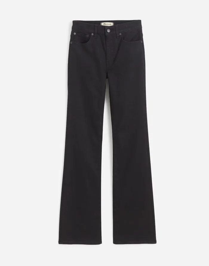Women Kick Out FullLength Jeans Black Frost Madewell Jeans